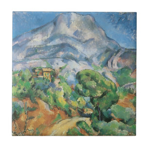 Mont Sainte Victoire Above Tholonet, Paul Cezanne Tile
