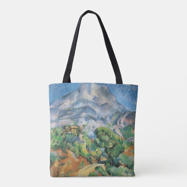 Mont Sainte Victoire Above Tholonet, Paul Cezanne Tote Bag (Back)