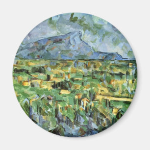 Mont Sainte-Victoire By Paul Cézanne (Best Qualit Magnet