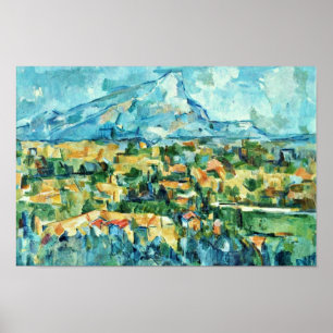 Mont Sainte-Victoire By Paul Cézanne (Best Qualit Poster