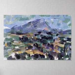 Mont Sainte-Victoire By Paul Cézanne (Best Qualit Poster