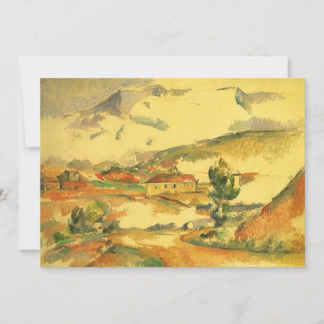 Mont Sainte Victoire by Paul Cezanne, Vintage Art (Front)