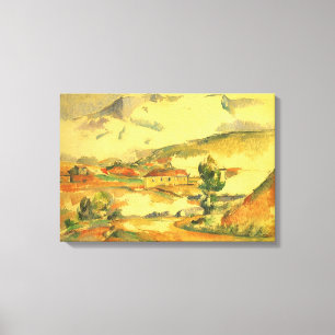Mont Sainte Victoire by Paul Cezanne, Vintage Art Canvas Print
