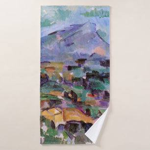 Mont Sainte-Victoire, Paul Cezanne Bath Towel