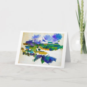 Mont Sainte-Victoire, Paul Cezanne Card