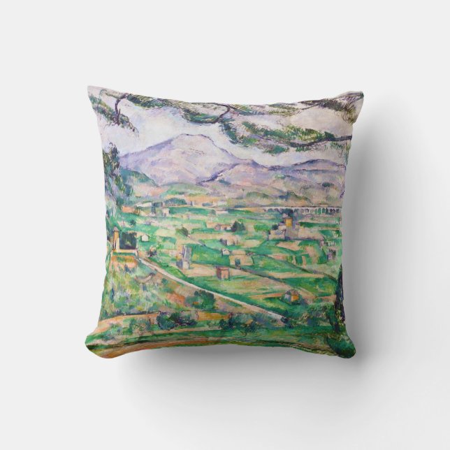 Mont Sainte-Victoire, Paul Cezanne Cushion (Front)
