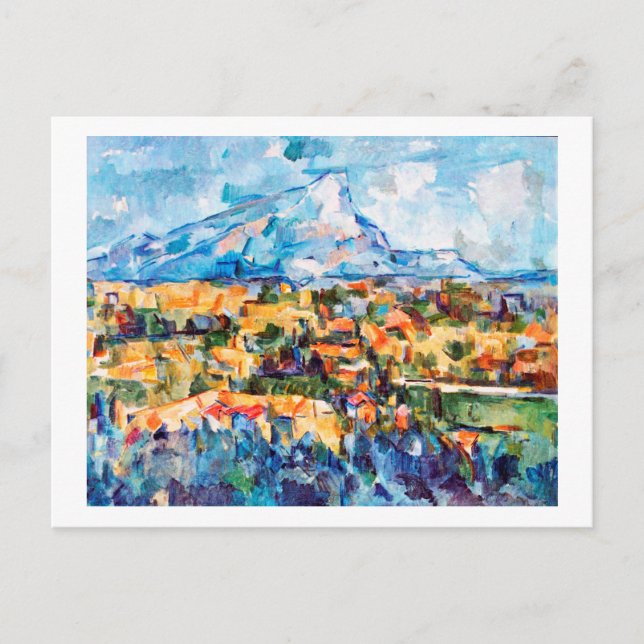Mont Sainte-Victoire, Paul Cezanne Postcard (Front)