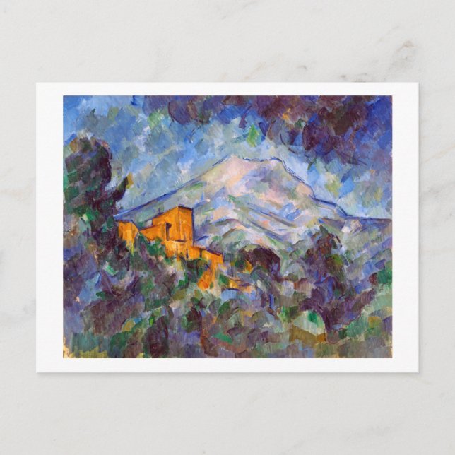 Mont Sainte-Victoire, Paul Cezanne Postcard (Front)