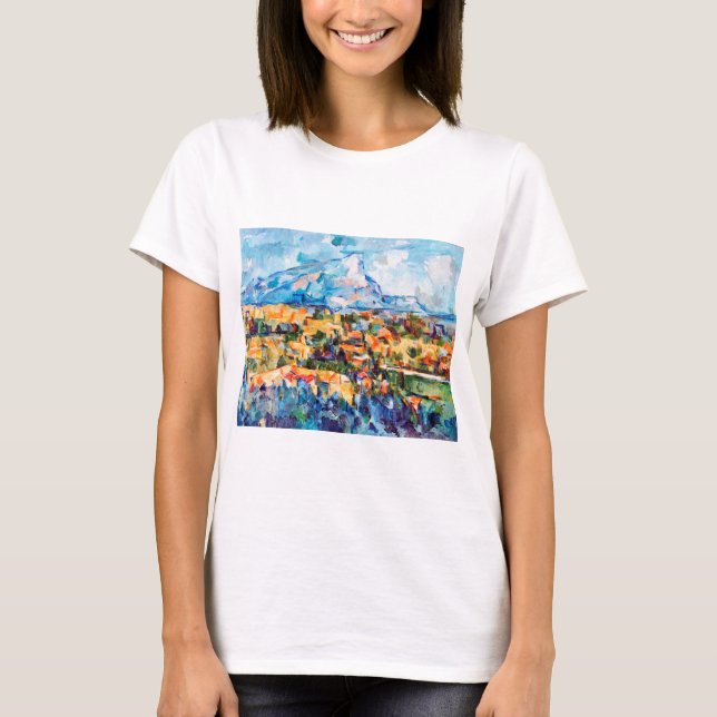 Mont Sainte-Victoire, Paul Cezanne T-Shirt (Front)