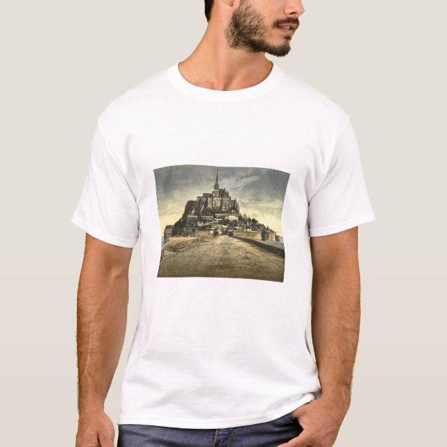 Mont St Michel I, Normandy, France T-Shirt (Front)