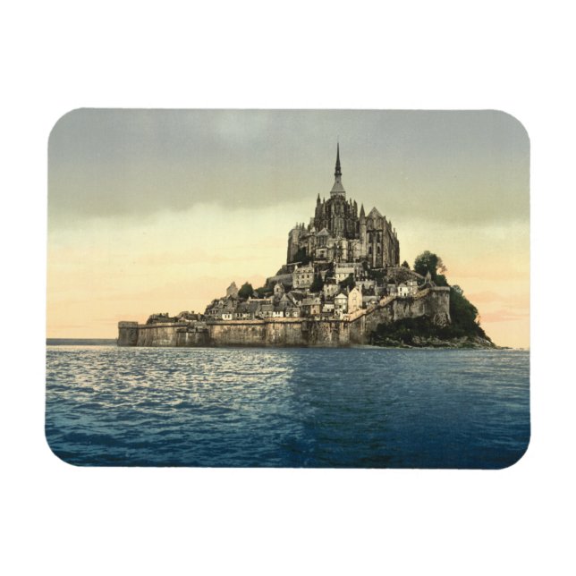 Mont St Michel II, Normandy, France Magnet (Horizontal)