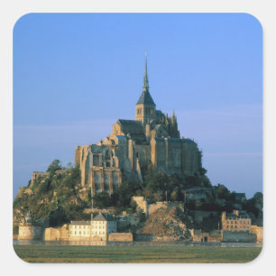 Mont St Michel, Manche, Normandy, France Square Sticker