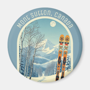 Mont Sutton Quebec Canada ski souvenir  Magnet