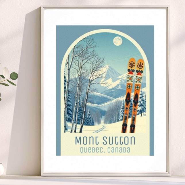 Mont Sutton Quebec Canada ski vacation Poster (Creator Uploaded)