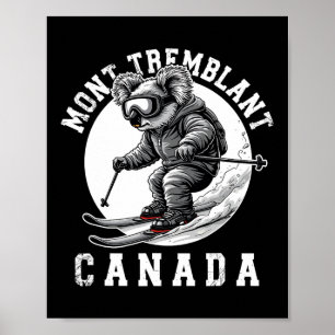 Mont Tremblant Canada Ski Resort Quebec Skiing Koa Poster
