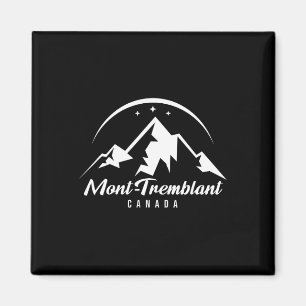 Mont-tremblant Canada Ski Resort Skiing Snowboardi Magnet