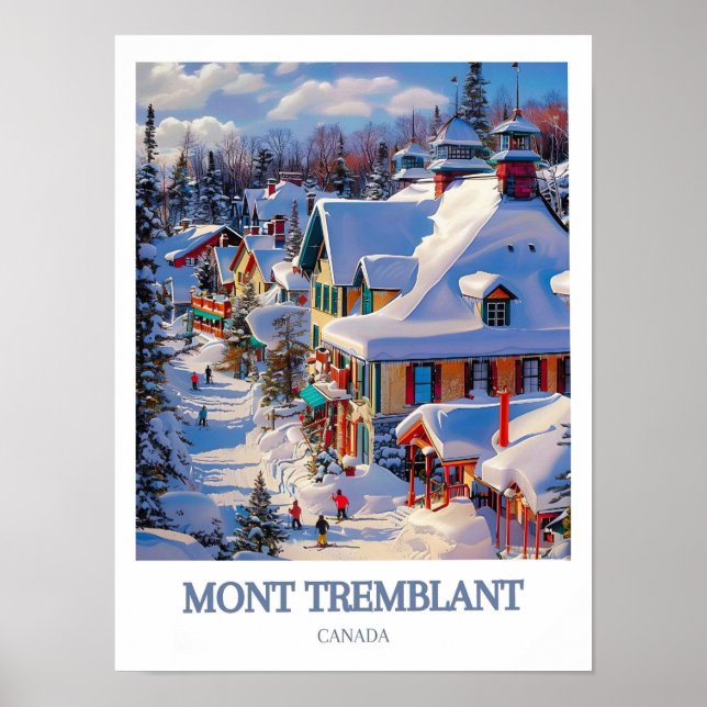 Mont Tremblant Print - Laurentian Mountains Poster (Front)