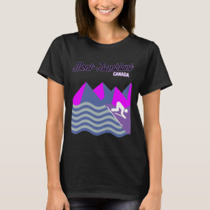Mont-tremblant Quebec Canada Ski Resort Snowboardi T-Shirt