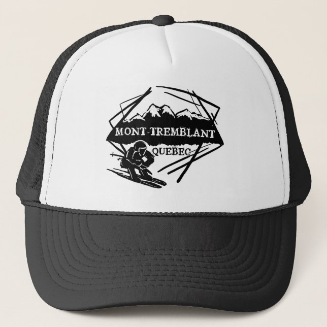 Mont Tremblant Quebec ski logo hat (Front)