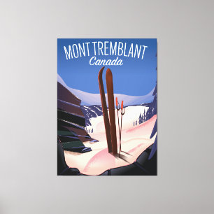 Mont Tremblant Ski Canada Canvas Print