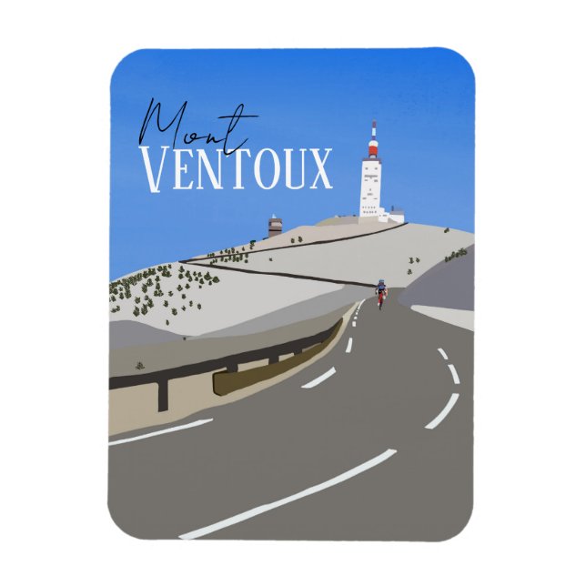 Mont ventoux, French Alpes Magnet (Vertical)