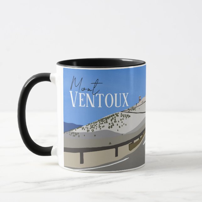 Mont ventoux, French Alps Mug (Left)