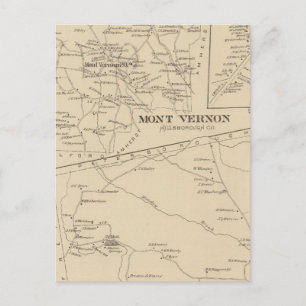 Mont Vernon, Sharon Postcard