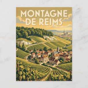 Montagne de Reims Regional Natural Park France Postcard