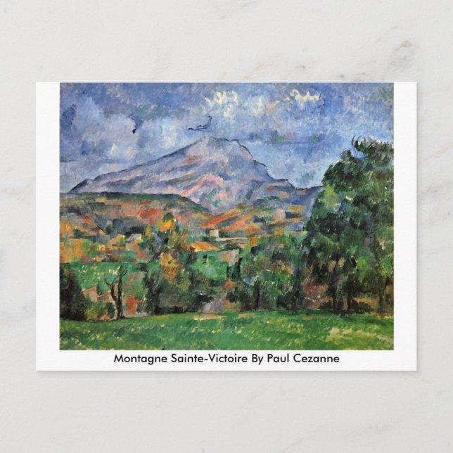 Montagne Sainte-Victoire By Paul Cezanne Postcard (Front)
