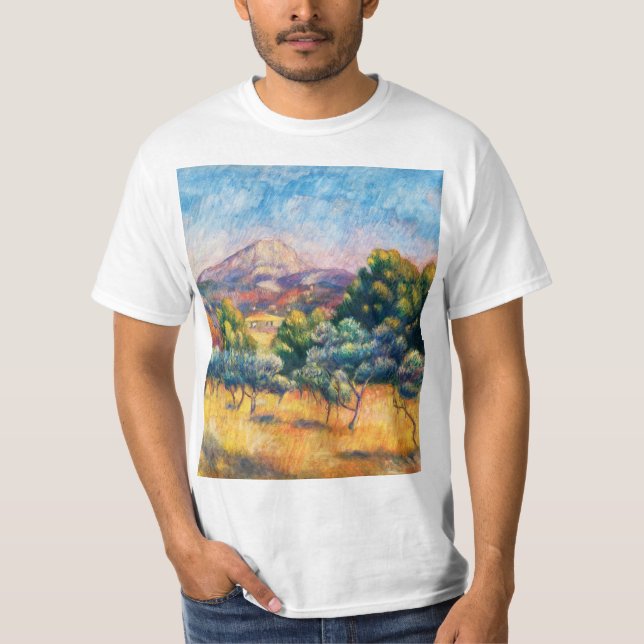 Montagne Sainte-Victoire (Paysage) Renoir T-Shirt (Front)