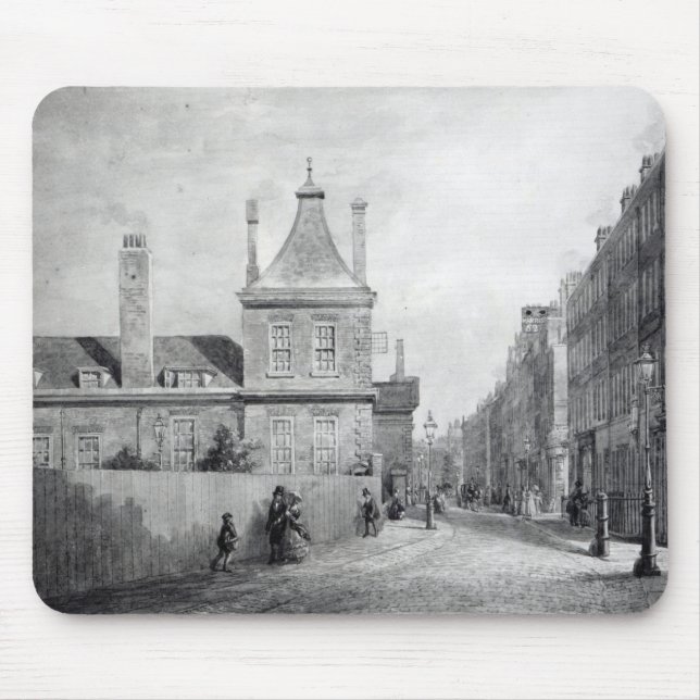 Montague House, Bloomsbury, London 1845-49 Mouse Pad (Front)
