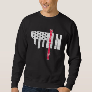 Montana American Flag Map Pride Patriotic 4th Of J Sweatshirt