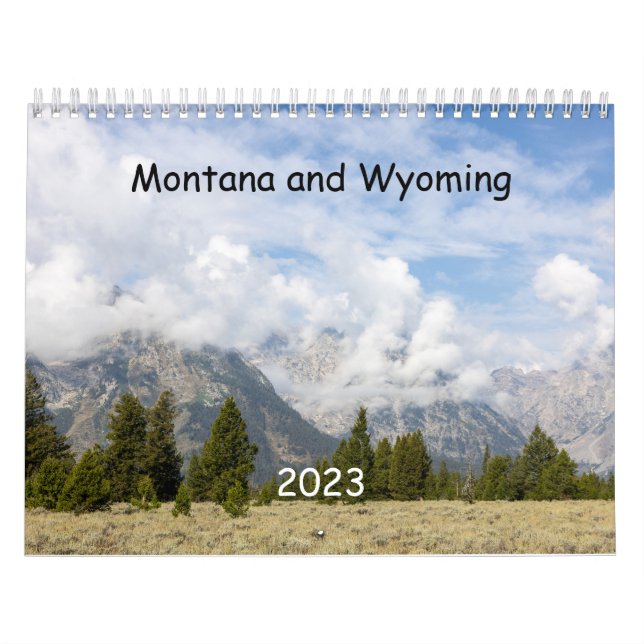 Montana and Wyoming Calendar (Cover)