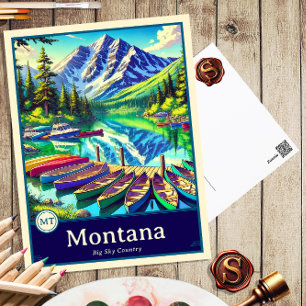 Montana   Anime Style Cel Shaded Postcard