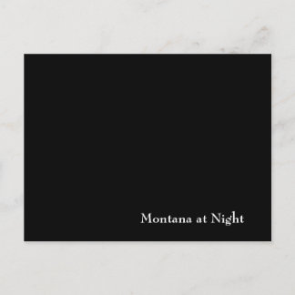Montana at Night Postcard