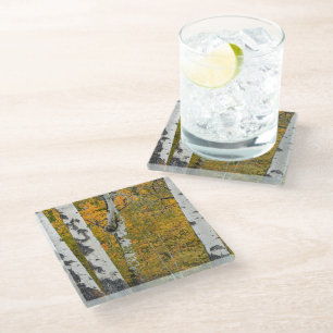 Montana Autumn Glass Coaster