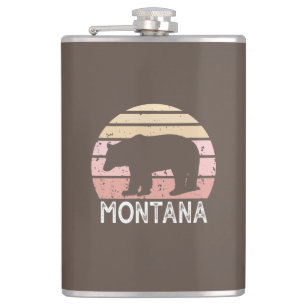 Montana Bear Hip Flask