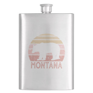Montana Bear Hip Flask