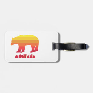Montana Bear Luggage Tag