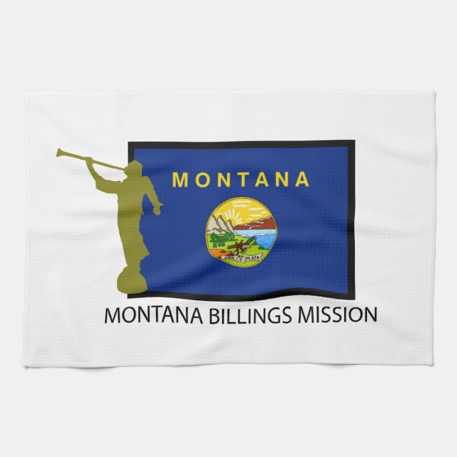 MONTANA BILLINGS MISSION LDS CTR TEA TOWEL (Horizontal)