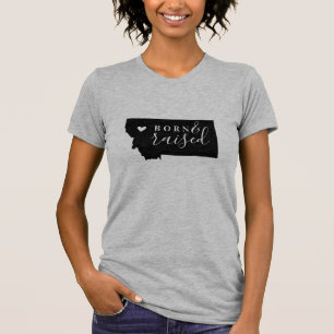 Montana Born and Raised State Tee