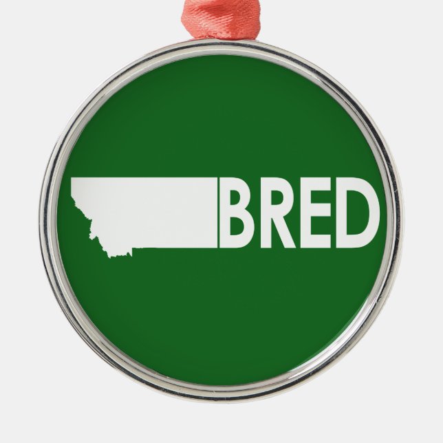 Montana Bred Metal Tree Decoration (Front)