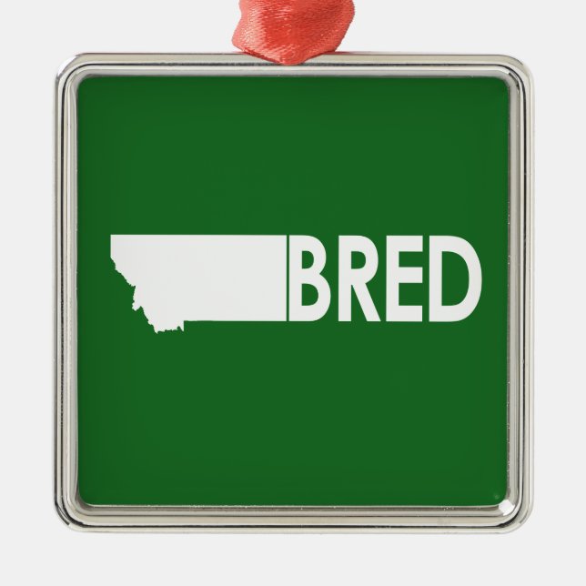 Montana Bred Metal Tree Decoration (Front)