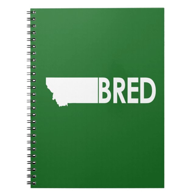 Montana Bred Spiral Notebook (Front)