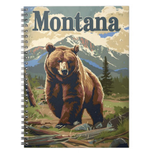 Montana Brown Bear Notebook