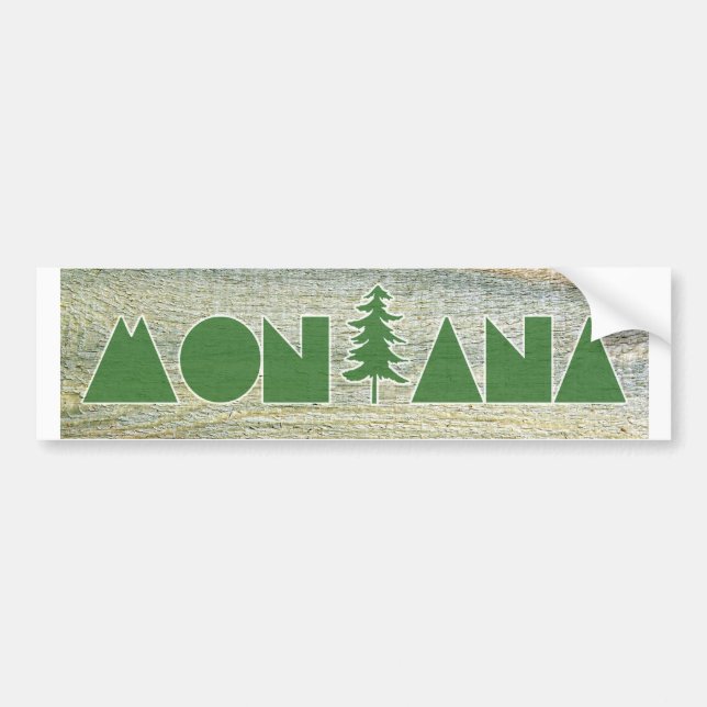 Montana Bumper Sticker (Front)