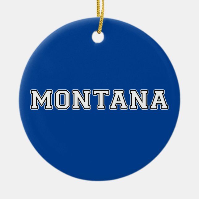 Montana Ceramic Tree Decoration (Front)