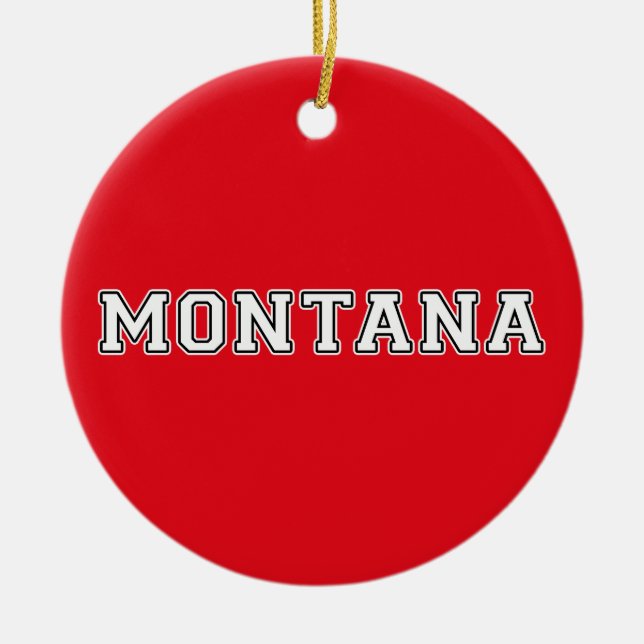 Montana Ceramic Tree Decoration (Front)