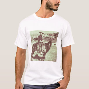 Montana Cowboy, c.1880 (b/w photo) T-Shirt