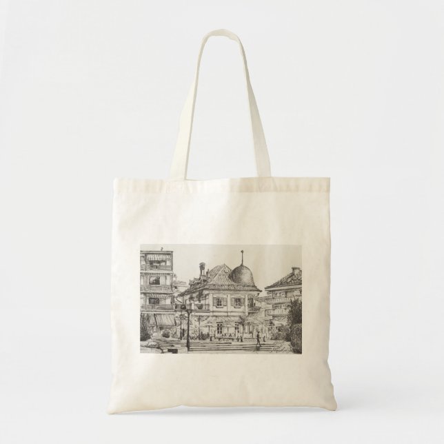 Montana Crans-Montana Switzerland 'Le Farinet' Tote Bag (Front)
